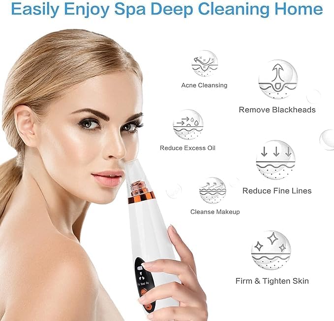 DermaGlow™ 6 In 1 Derma Suction blackhead remover machine