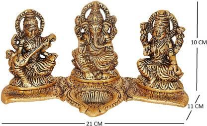 ShreeDeep™ Gold Plated Idol Set