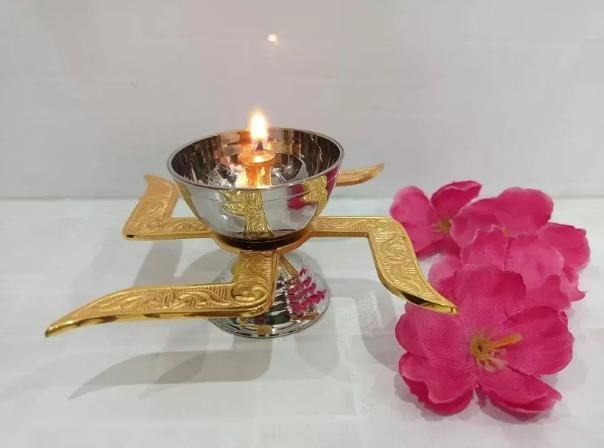 DivyaGlow™ Swastik Diya