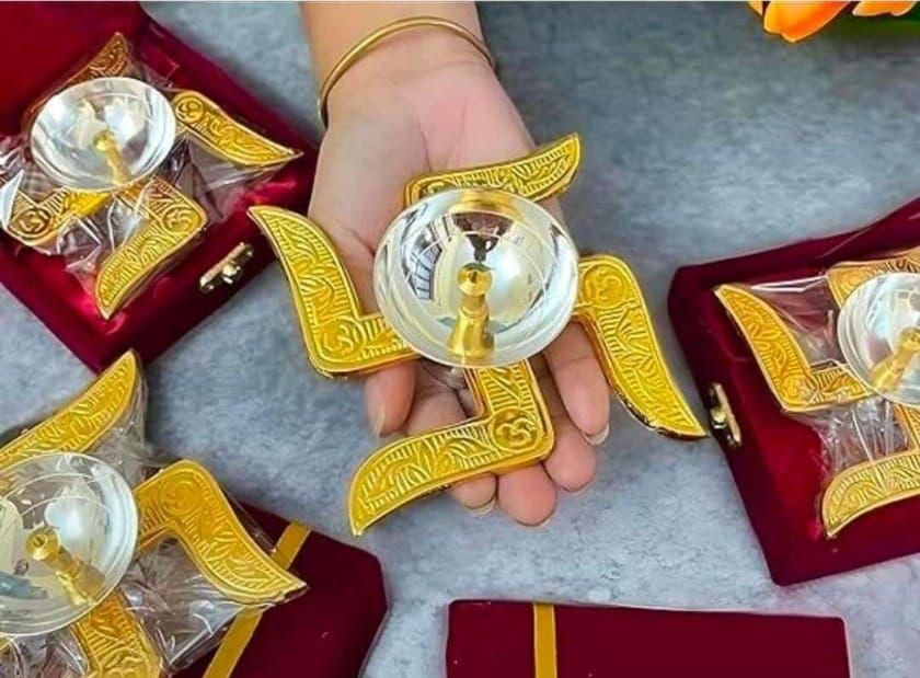 DivyaGlow™ Swastik Diya