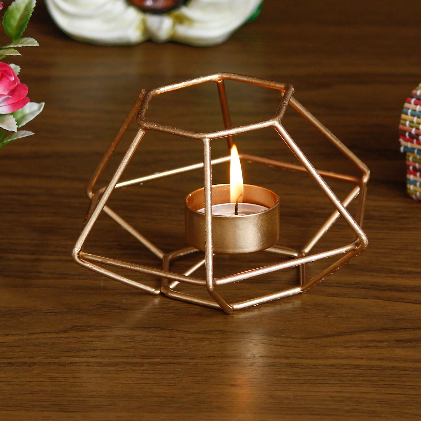 MetalGlow™ Tea Light Holder
