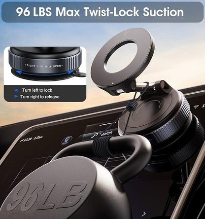 MagnoGrip™ Vacuum Suction Magnetic Bracket