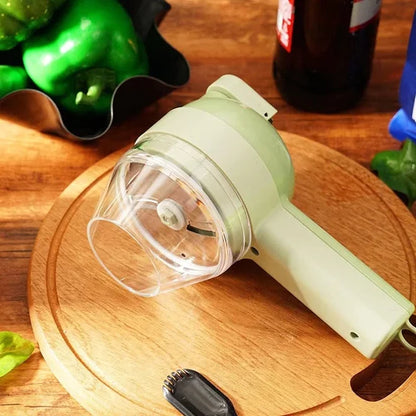 MultiChop™ 4 in 1 Portable Electric Vegetable Cutter Set