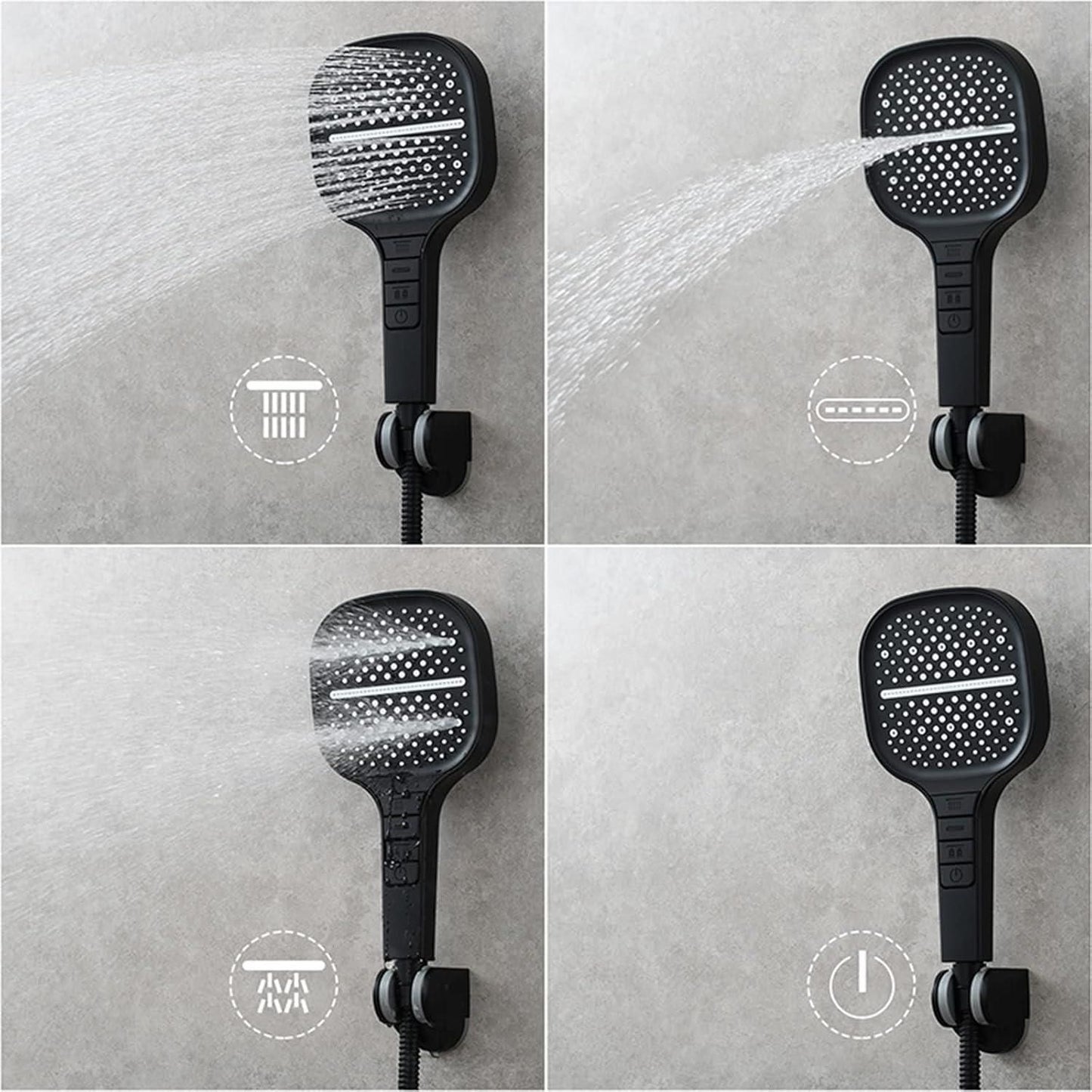 Abhiora RainTouch™ Handheld Shower Head – Multi-Purpose Shower for Home