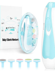 Baby Nail Trimmer Electric,Baby Nail Clippers, 6 in 1 Baby Nail File