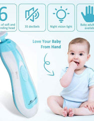 Baby Nail Trimmer Electric,Baby Nail Clippers, 6 in 1 Baby Nail File