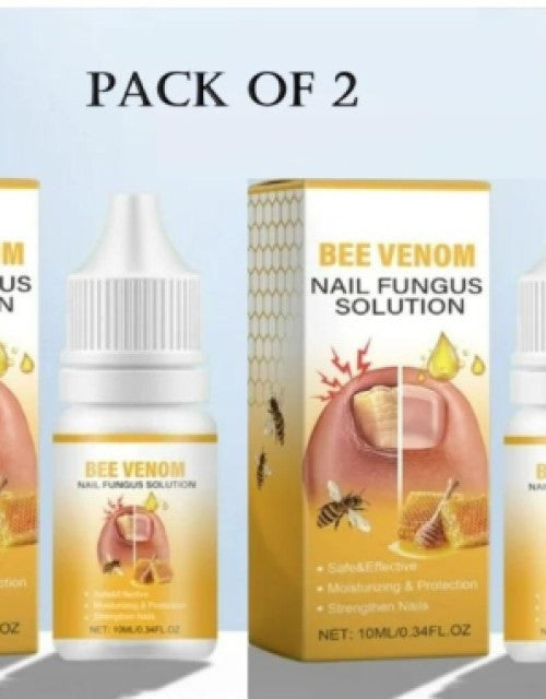 BeeVenom Nail Fungus Solution 15ml Each (Pack of 2)