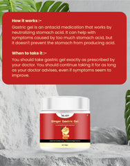 Ginger Gastric Gel For all Painful Gastric Ailments Relief from acidity & Gas 50ml
