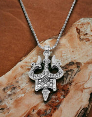 Sterling Silver Stainless Steel Pendant ( Pack Of 2 )
